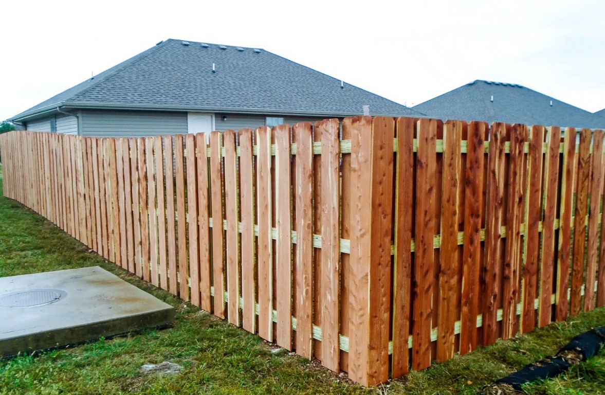 Beautiful wooden privacy fence installation in Perth Amboy, NJ